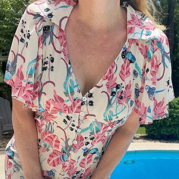 NWT Poetic Justice maxi dress - Picture 3 of 9